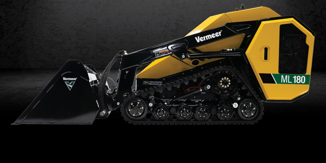 Vermeer ML180 mini loader with advanced electric over-hydraulic controls and suspension system