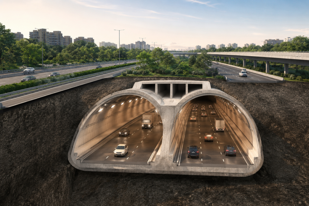L&T completes the third mountain tunnel breakthrough for the Mumbai-Ahmedabad Bullet Train project