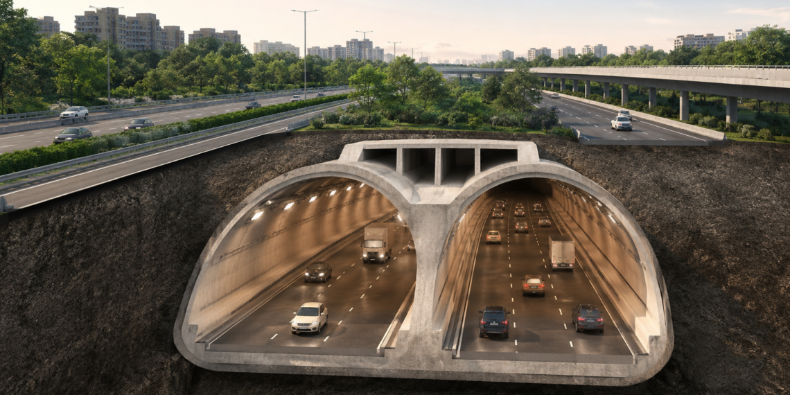 L&T completes the third mountain tunnel breakthrough for the Mumbai-Ahmedabad Bullet Train project