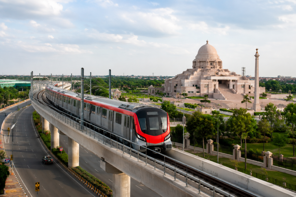 Lucknow Metro Phase 2 extension towards Rashtra Prerna Sthal in Uttar Pradesh